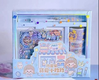 پک استیکر جذاب به همراه خودکار و واشی